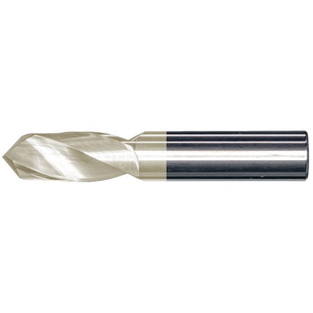 Mastercut Tool 13/32x1-1/4x13/32x3 2FL 118 Degree 4 Facet Point Stub Drill, PowerZ 603-210-4